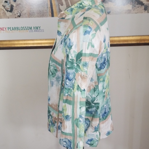 Alfred Dunner Multicolor Floral Jacket, size 10P - Picture 5 of 8